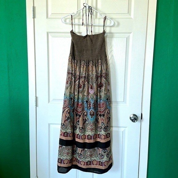 Urban Nomad Boho sleeveless Maxi dress Sz L/XL - Picture 1 of 7